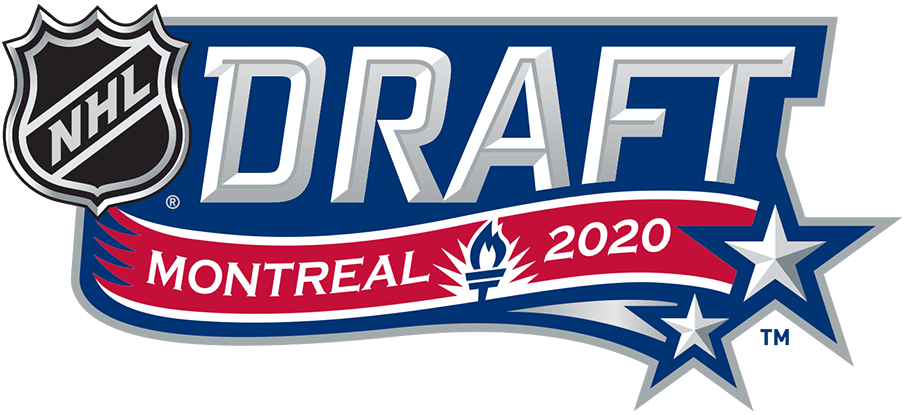NHL Draft 2020 Unused Logo v2 iron on transfers for clothing